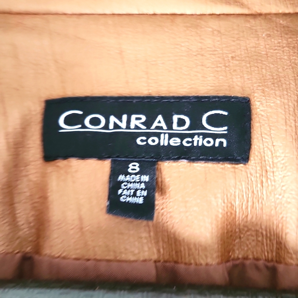 Conrad C Collection Size 8 fully lined tan jacket - Picture 4 of 8
